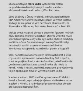 KLÁRA SEDLO: Brána do snů