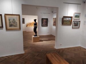 Stálá expozice v přízemí galerie s názvem „Inspirace Vysočinou“